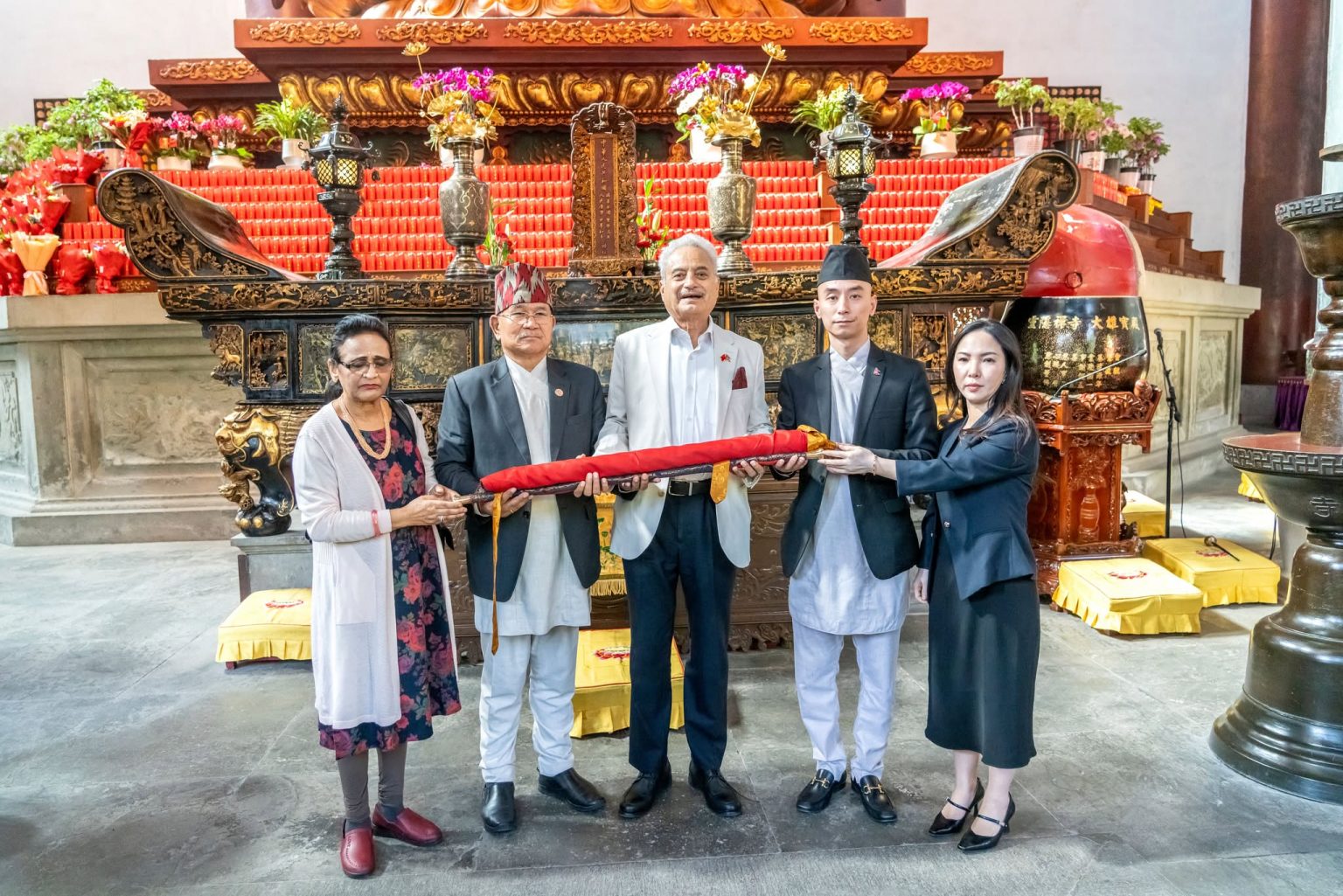 हाङचाओमा ‘नेपाल मण्डप’ उद्घाटन