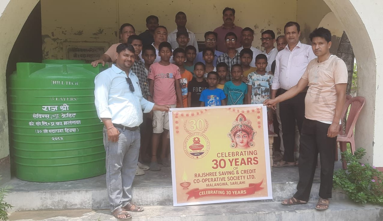 राजश्रीको बार्षिकउत्सवमा बालमन्दिरलाई सहयोग