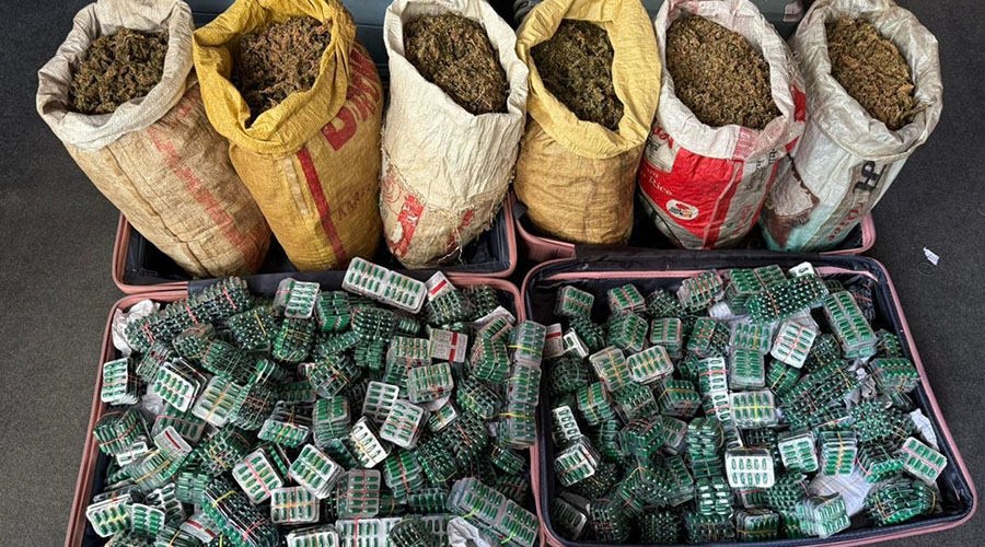 भाडाको कोठाबाट लागुऔषध धन्दा, ३ पक्राउ