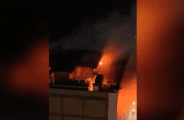 इराकको सुपरमार्केटमा भीषण आगलागी