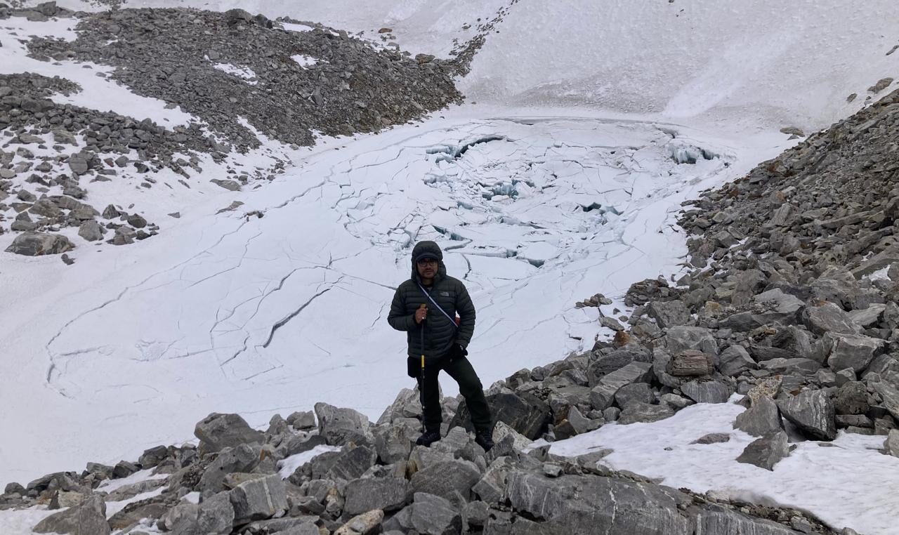 विज्ञ टोलीले काँजी हिमालमा भेट्टायो तीन वटा हिमताल