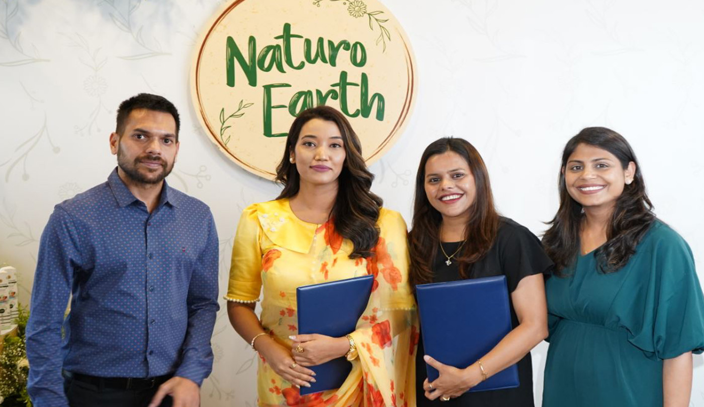 ‘नेचुरो अर्थ’ को ब्रान्ड एम्बेसडर बनिन् सबिना काफ्ले