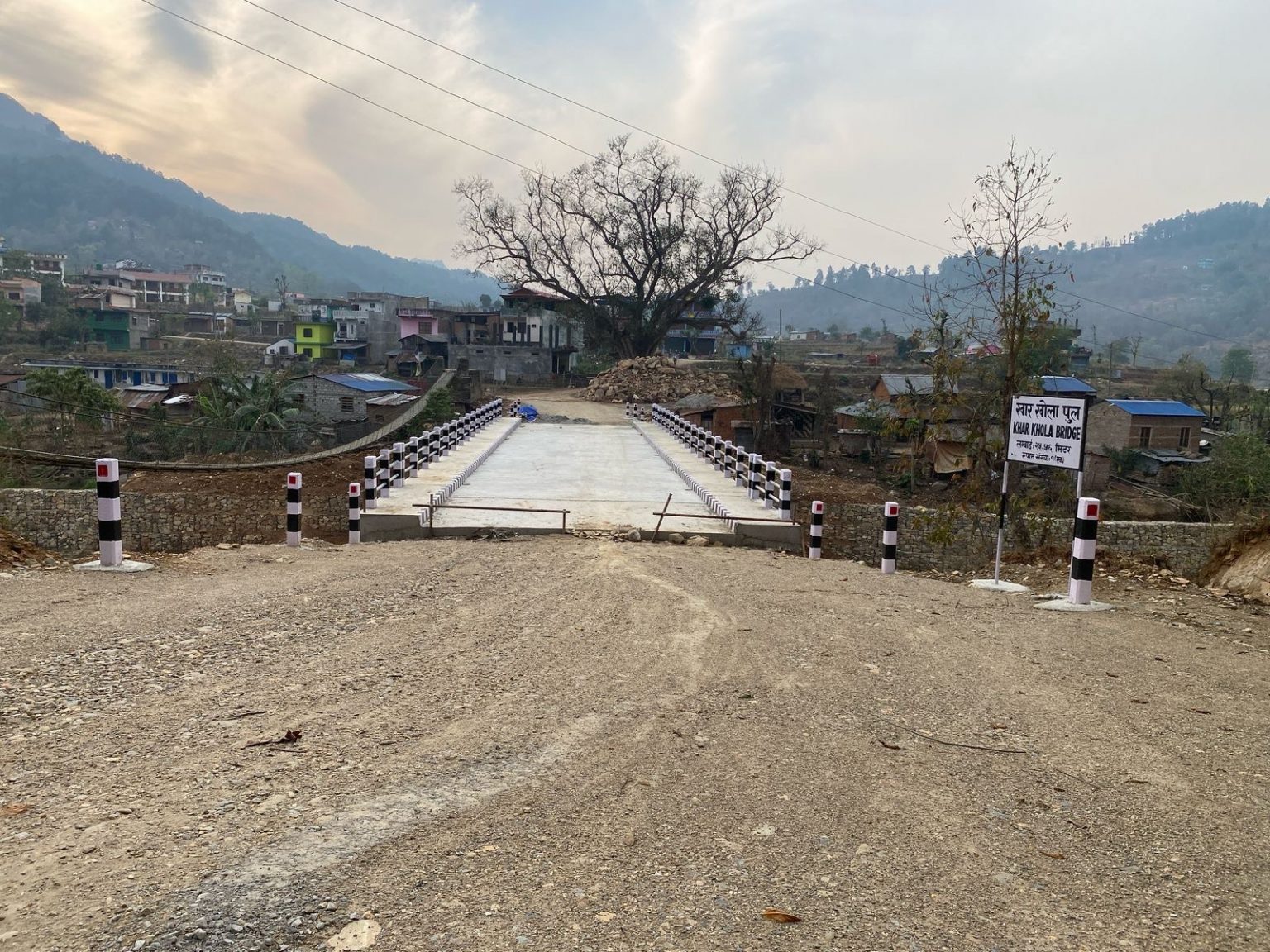 गोरखाको खारखोला पुल ठेक्का सम्झौताको सात महिना अगावै  निर्माण