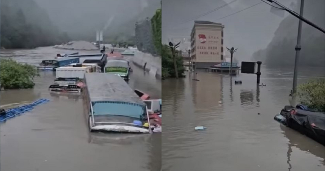 रसुवागढीमा बाढीले ठूलो मात्रामा धनजनको क्षति