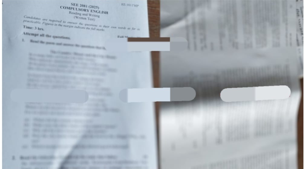 एसईईको पहिलो दिन नै सिरहामा अंग्रेजी विषयको प्रश्न पत्र आउट