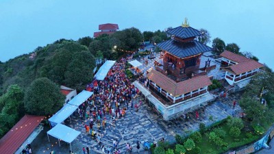 चन्द्रागिरिमा महाआरती आयोजना, साँझपछि केवलकार शुल्क ४०० रुपैँया
