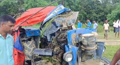 वीरगन्जमा ट्याक्टर दुर्घटना: च्यापिएर दुई किशोरको मृत्यु, एक घाइते