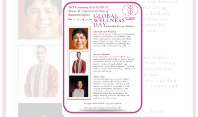 ‘रिकनेक्ट म्याजेण्टा ग्लोबल’ सामुदायिक मिनी-रेट्रिट पोखराको रानीबन रिट्रिटमा हुँदै