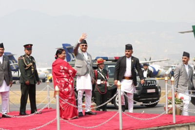 प्रधानमन्त्री शर्मा ओली बिमस्टेक शिखर सम्मेलनमा भाग लिन बैंककतर्फ प्रस्थान