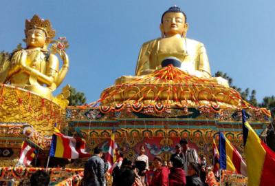 २५६९औं बुद्ध जयन्तीको तयारी अन्तिम चरणमा, स्वयम्भूनाथ भव्यरूपमा सिँगारिँदै