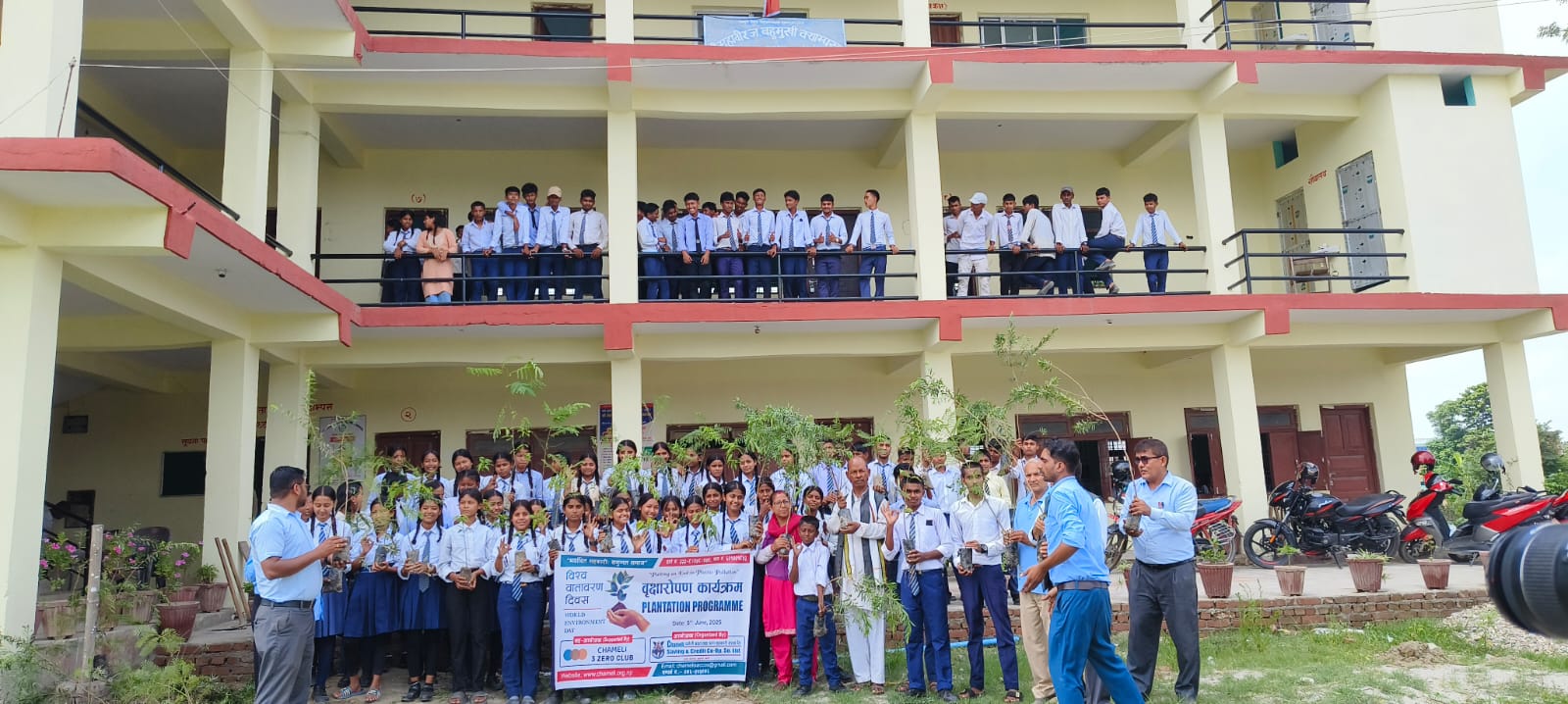 वातावरण दिवसमा चमेलीको वृक्षारोपण