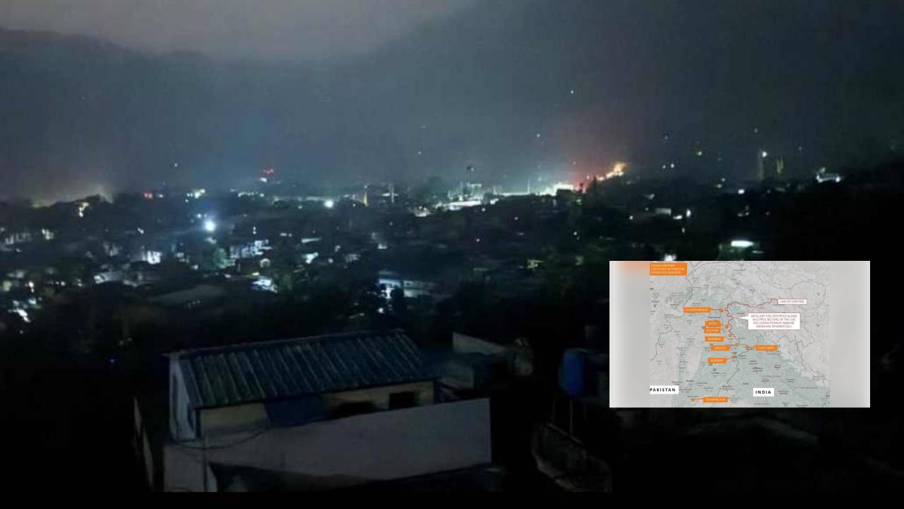 भारतद्वारा पाकिस्तानमाथि मिसाइल आक्रमण