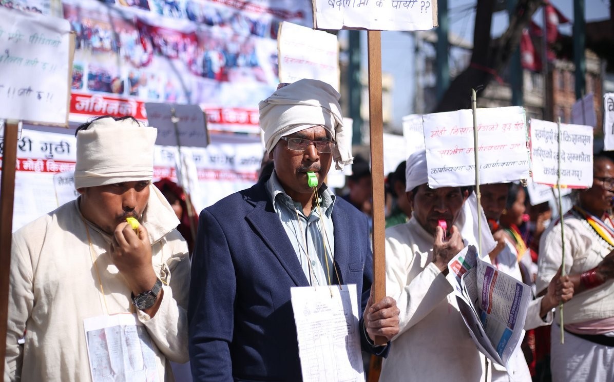 काठमाडौँको नयाँ बानेश्वरमा झडप, झडपमा प्रहरी वृत्त सिंहदरबारका डीएसपी  घाइते
