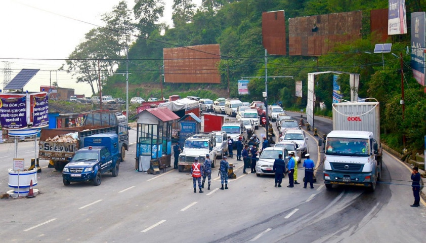 काठमाडौं उपत्यका प्रवेश गर्ने प्रमुख नाकाहरूमा कडाइ